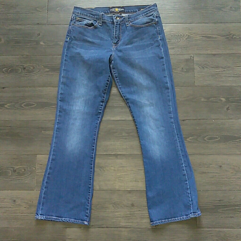 Lucky brand curvy sofia boot jeans size 12